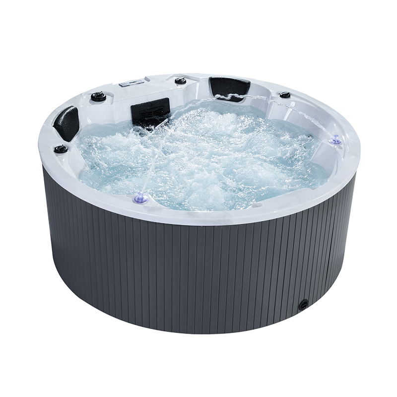 Hot Tub - อ่างน้ำวนแบบตั้งพื้นสำหรับ 4 คน, อ่างน้ำร้อนอะคริลิกกลางแจ้งขนาด 1.8 ม.,
