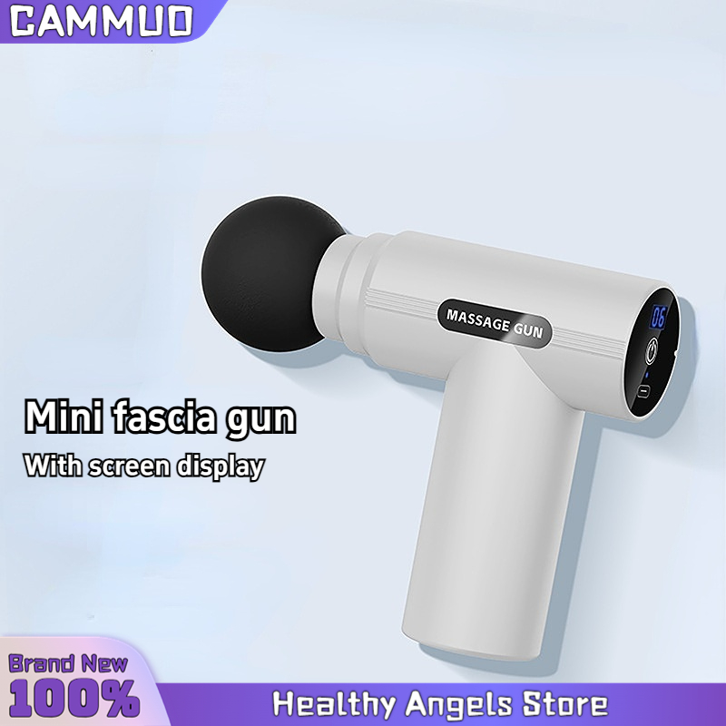 Massage Gun - Fascial นวดปืนไฟฟ้า Percussion ปืนพกนวดคอกลับกล้ามเนื้อเนื้อเยื่อลึกผ่อนคลายฟิตเนสเครื่องมือสําหรับไหล่