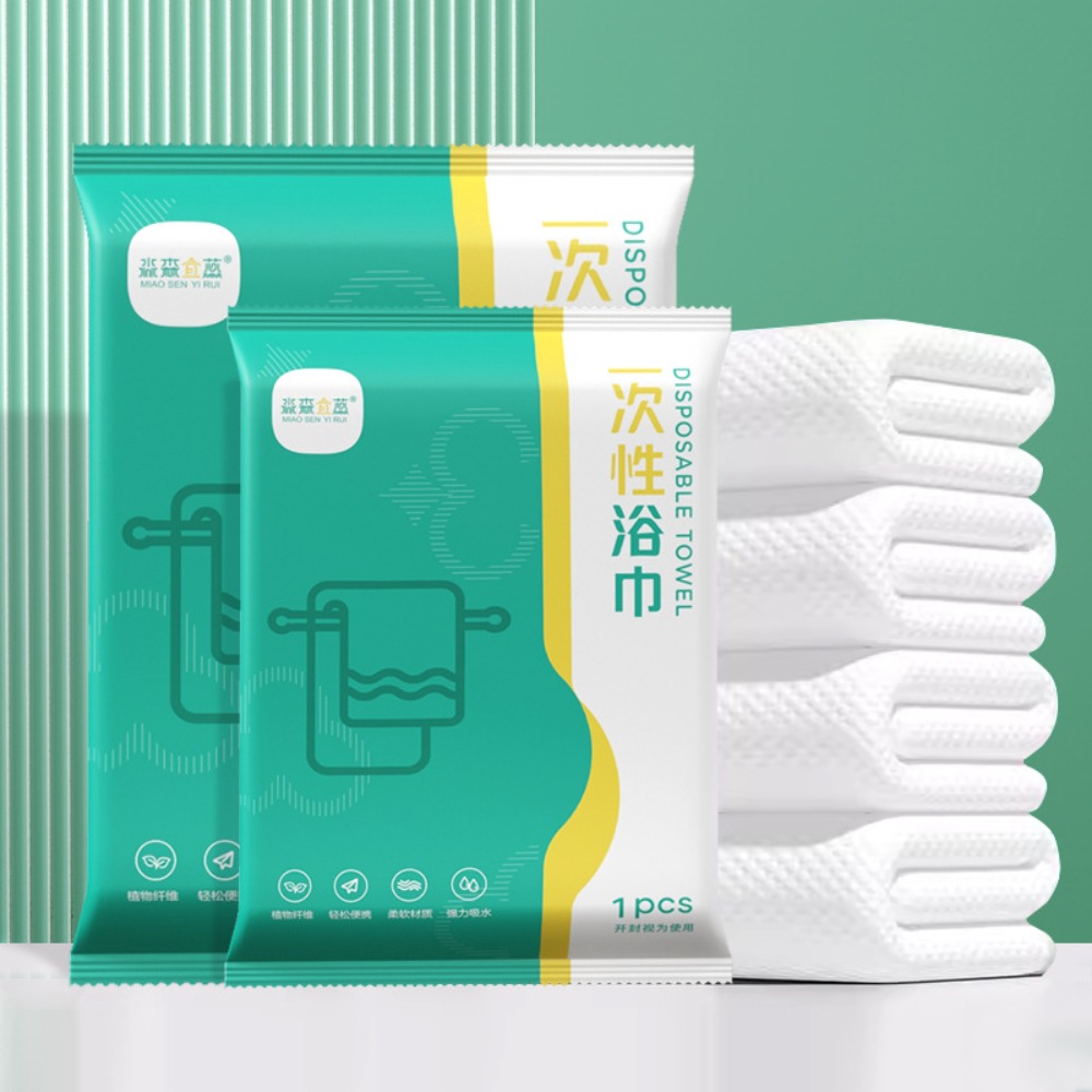 Spa Towel - ผ้าขนหนูอาบน้ำแบบใช้ครั้งเดียว ผ้าขนหนูอัดแน่นแบบหนา ผ้าขนหนูพกพาสำหรับการเดินทาง ผ้าขนหนูอาบน้ำแบบใช้ครั้งเดียวสำหรับโรงแรมและร้านเสริมความงาม