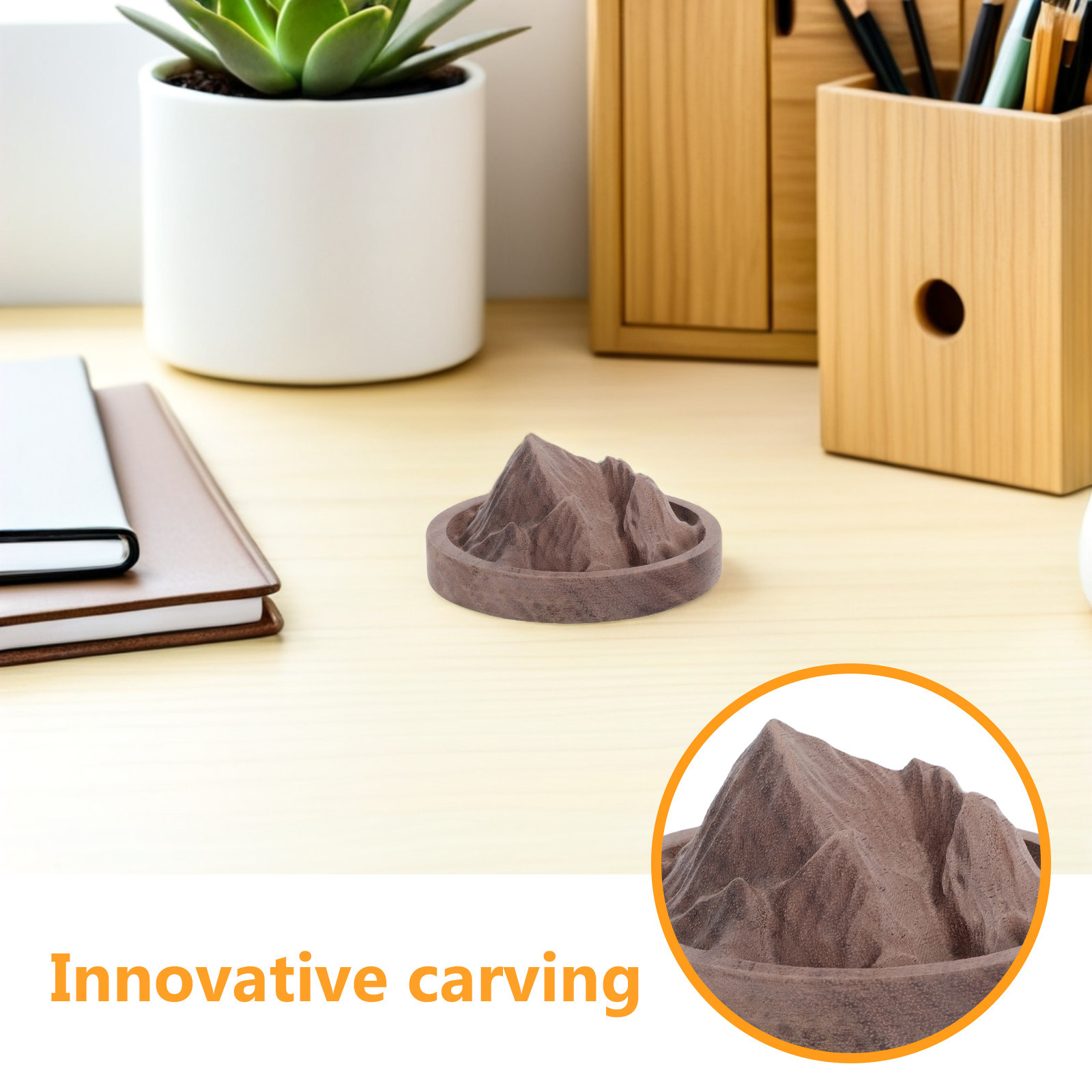 ประติมากรรมไม้กระจายกลิ่นหอม เ - Aromatherapy Diffuser บทวิจารณ์และราคา