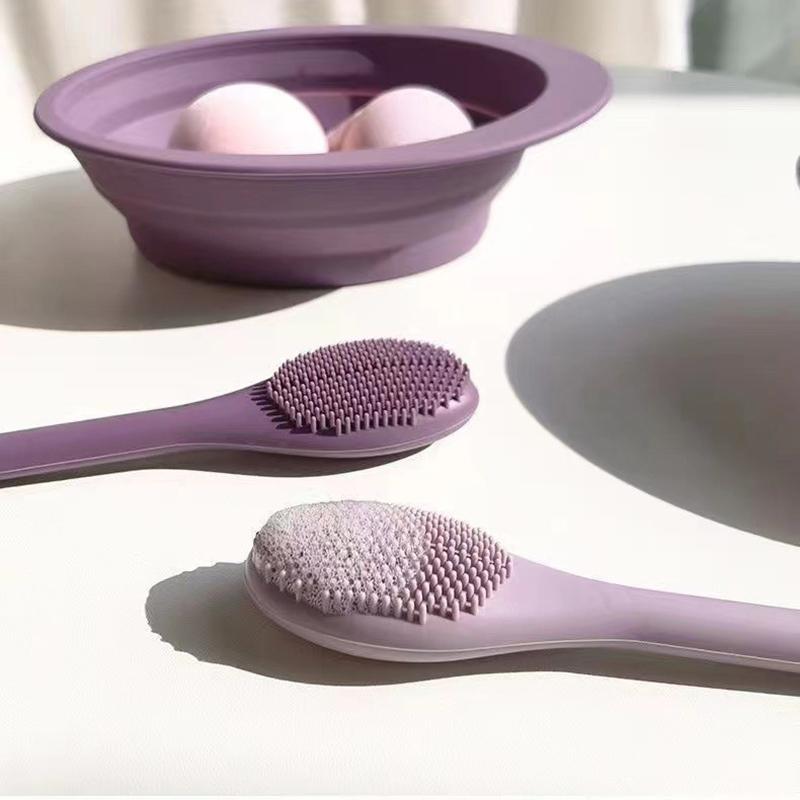 แปรงซิลิโคนสองหัวสำหรับมาส์กหน - Spa Massager บทวิจารณ์และราคา