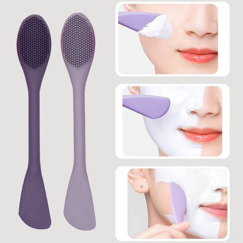 แปรงซิลิโคนสองหัวสำหรับมาส์กหน - Spa Massager บทวิจารณ์และราคา
