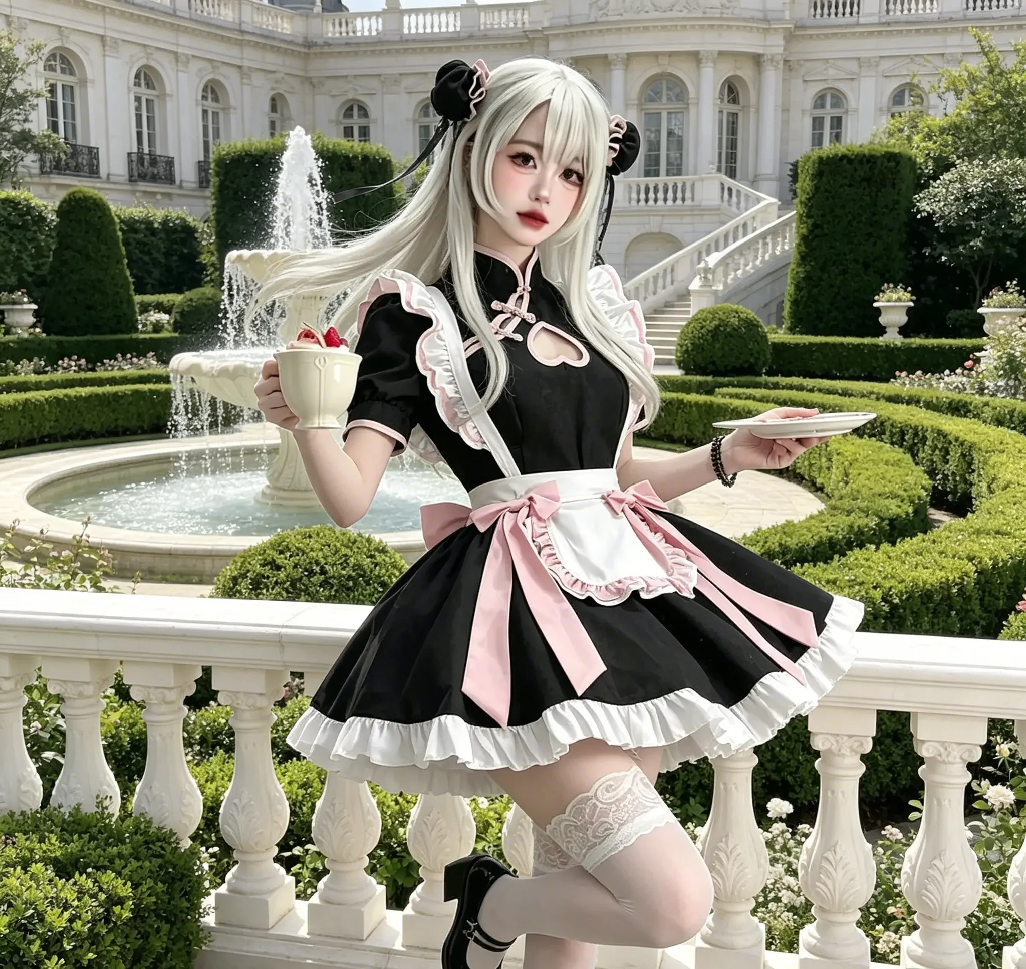 ชุดคอสเพลย์ Sweet Lolita Maid  - Bathrobe บทวิจารณ์และราคา