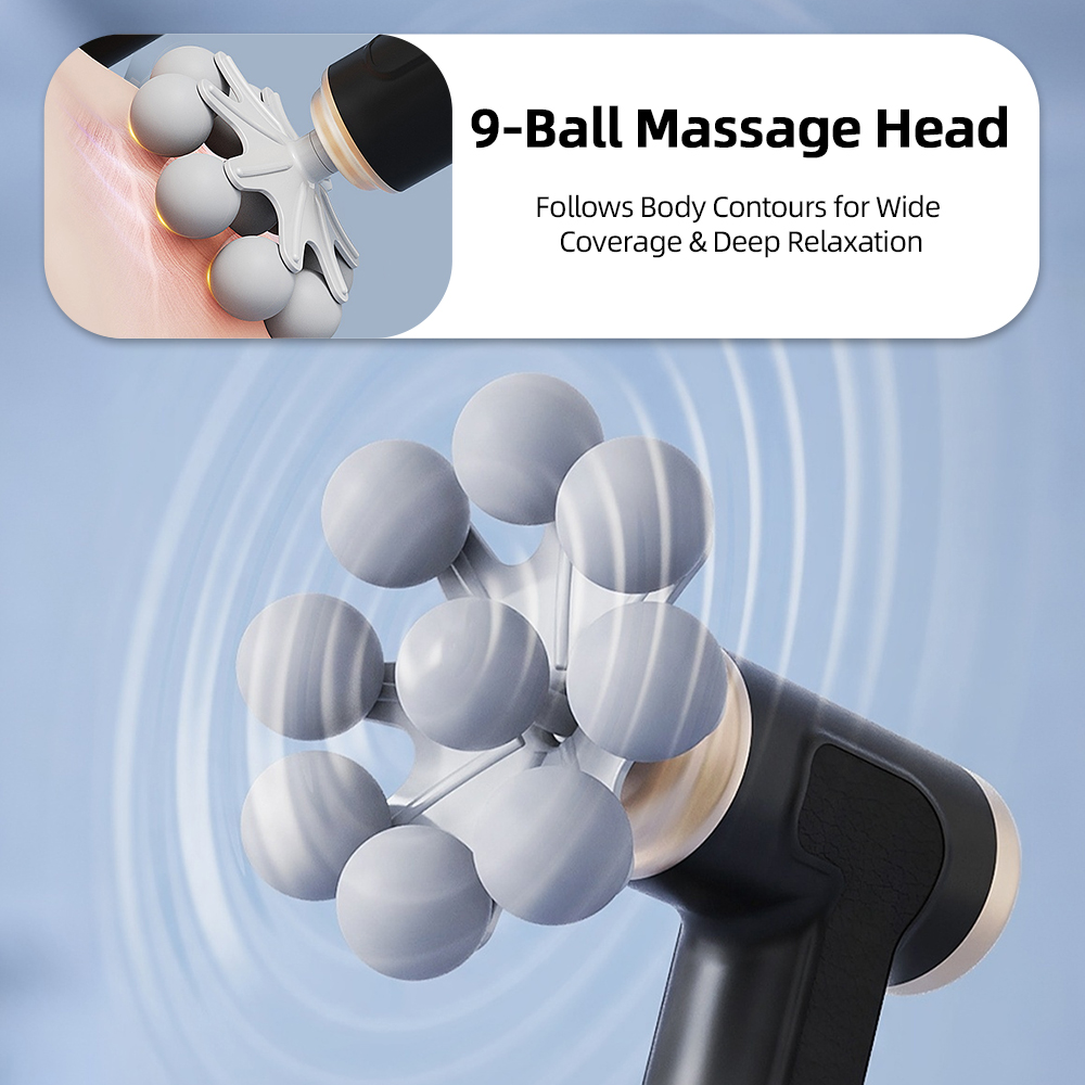 ปืนนวดกล้ามเนื้อแบบไร้สาย 2-in - Massage Gun บทวิจารณ์และราคา