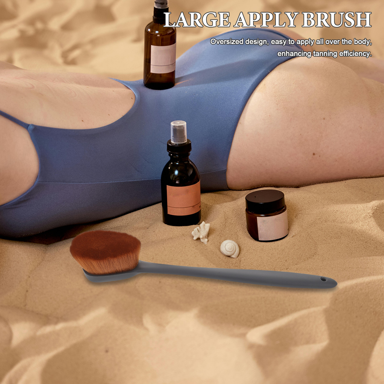 แปรงทาครีมผิวแทนขนาดใหญ่พิเศษ  - Body Brush บทวิจารณ์และราคา