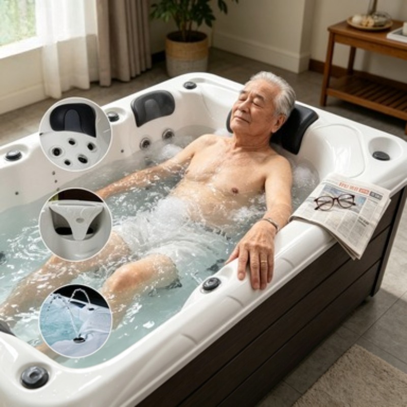 อ่างอาบน้ำนวดตัวอะคริลิก อ่างน - Spa Massager บทวิจารณ์และราคา