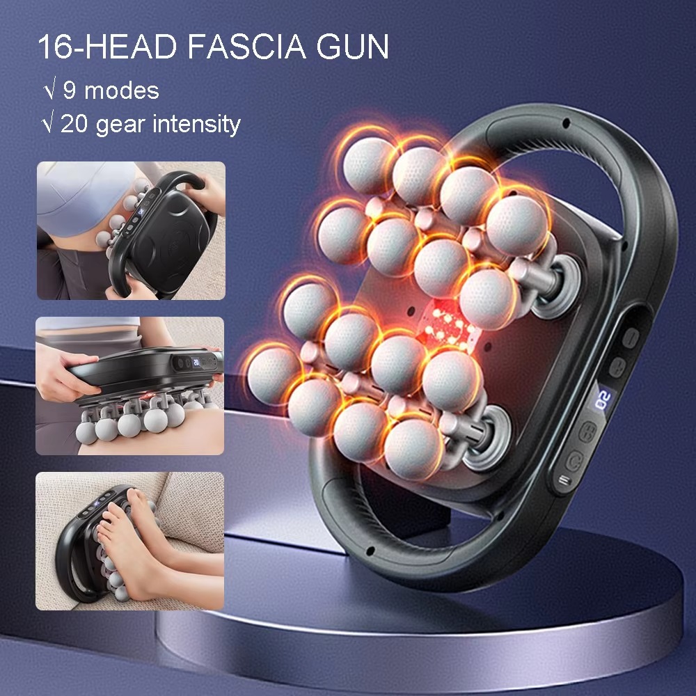 ปืนนวดกล้ามเนื้อแบบสั่นความถี่ - Massage Gun บทวิจารณ์และราคา