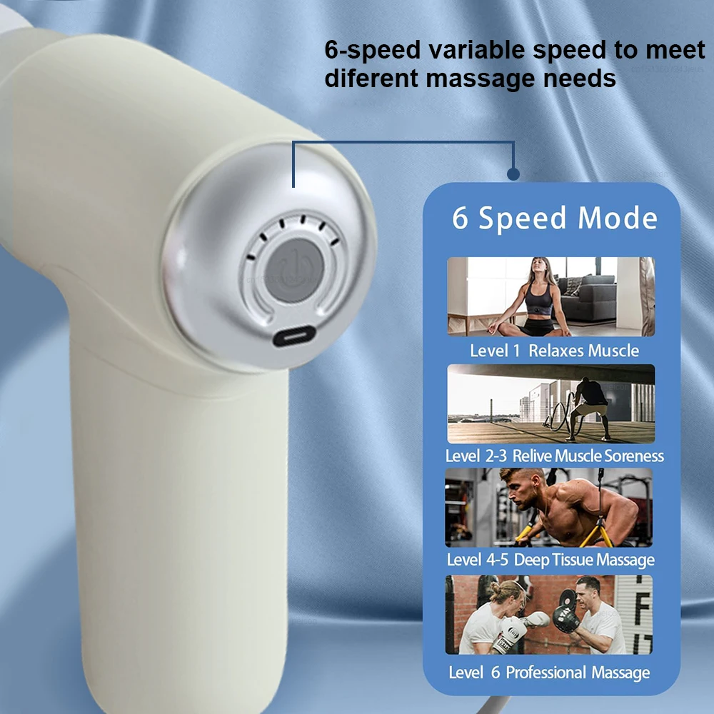 ปืนนวดพกพาขนาดเล็ก ปืนนวดเนื้อ - Massage Gun บทวิจารณ์และราคา